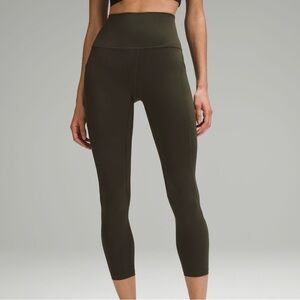 Lululemon Align 25” High-Rise Leggings | Dark Olive | Pockets